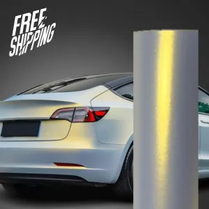 Color Shift Satin Blue Gold Vinyl Wrap