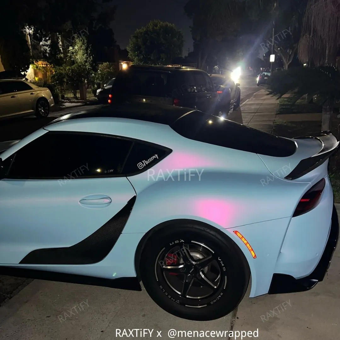 Color Shift Satin Chameleon Blue Vinyl Wrap