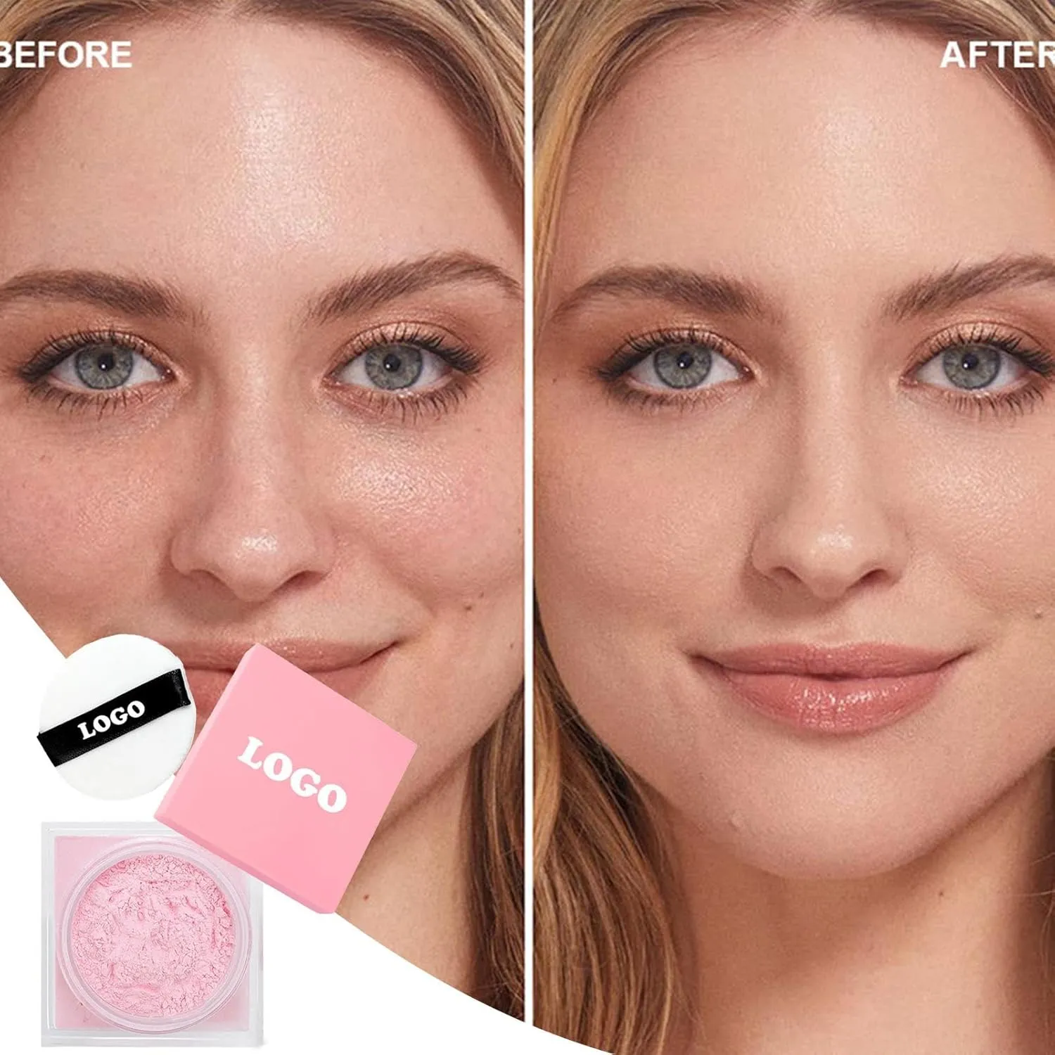 Compact Loose Powder - Oil Control Full Coverage Face Finishing Powder | Long-Lasting Loose Setting Powder For Daily Commutes Performance Live Streaming