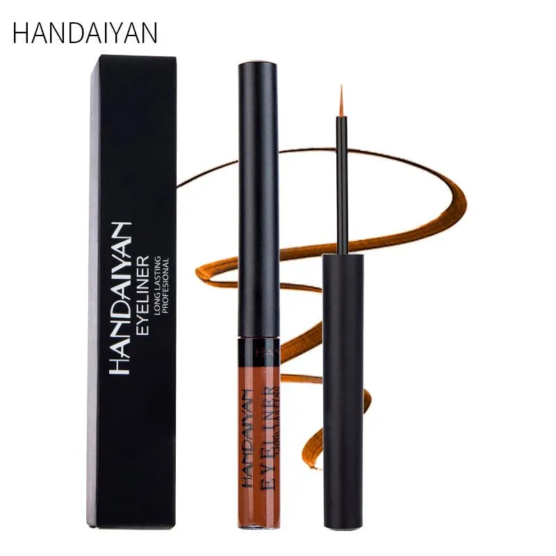 Cosmetics Matte Quick-Drying Liquid Eyeliner with No Smudging Certified MSDS 12 Pieces