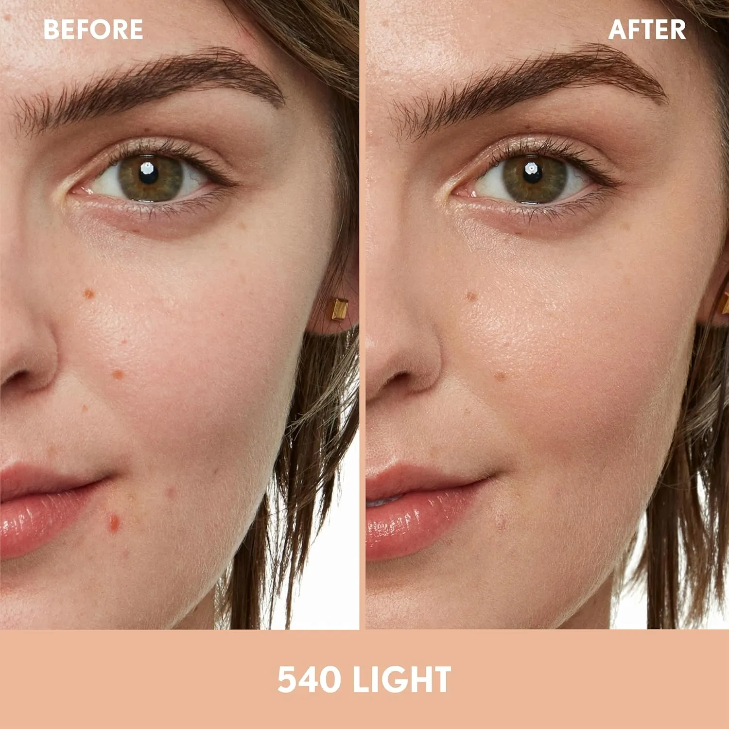 COVERGIRL Clean Fresh Nourishing Skin Tint, 520 Light, Liquid Foundation, Dewy Finish, Infused with Coconut & Aloe, Vegan Formula