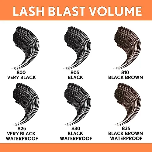 Covergirl Lash Blast Volume Mascara & Ink It By Perfect Point Plus Long Lasting Waterproof Eyeliner, Black Bundle