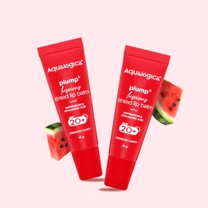Crimson Candy Plump  Luscious Tinted Lip Balm - 10 g (Pack of 2)