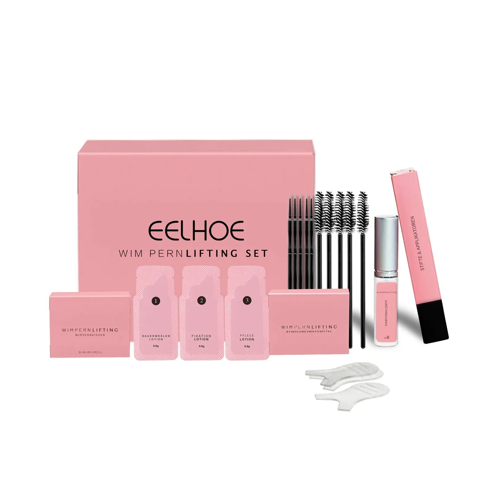 Curling Smear Eyelash Set