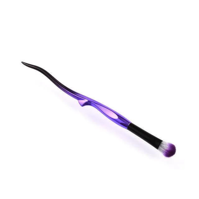 Curly Purple Brush Set