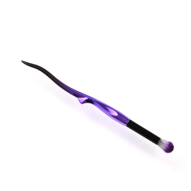 Curly Purple Brush Set