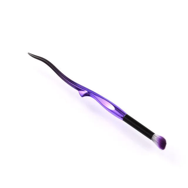 Curly Purple Brush Set