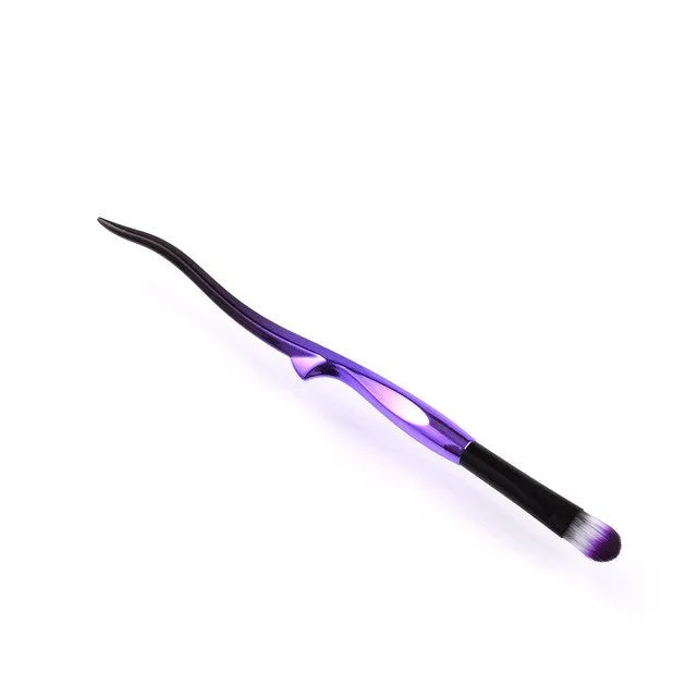 Curly Purple Brush Set