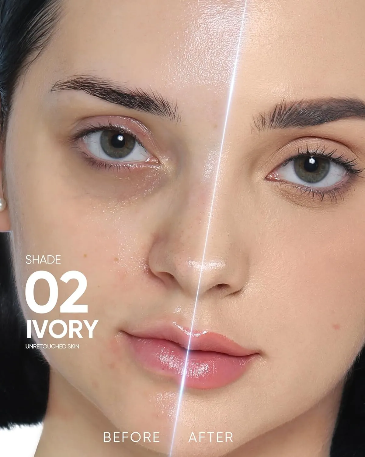 Cushion Foundation | Full coverage, Weightless, Skin fit, Satin Glow Finish, Oil-Control Waterproof Fondation, Sweatproof Flawless BB Cream CC Korean Makeup