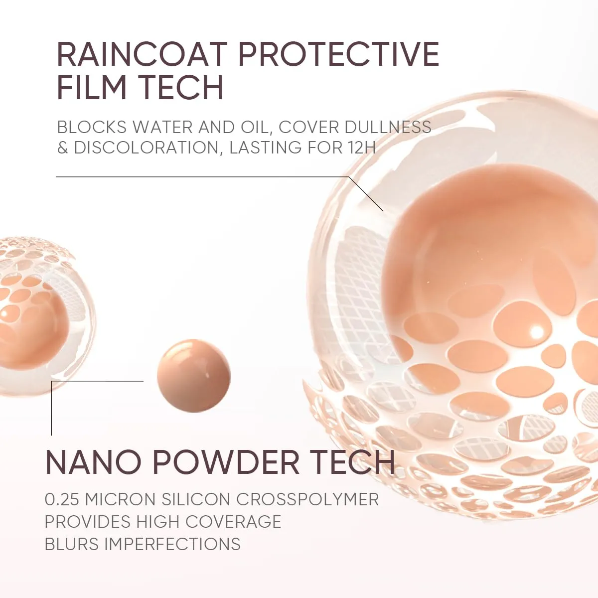 Cushion Foundation | Full coverage, Weightless, Skin fit, Satin Glow Finish, Oil-Control Waterproof Fondation, Sweatproof Flawless BB Cream CC Korean Makeup