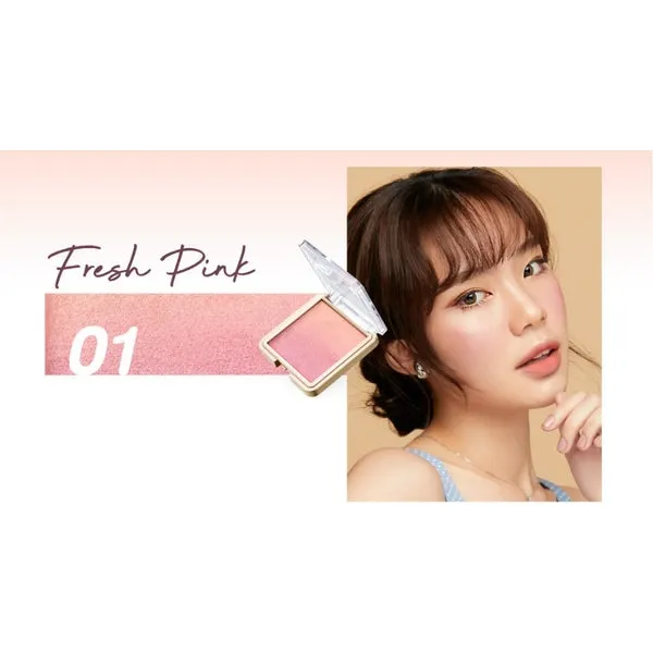 Cute Press Water Proof & Long Lasting Ombre Blush 5G 01 (Thai)
