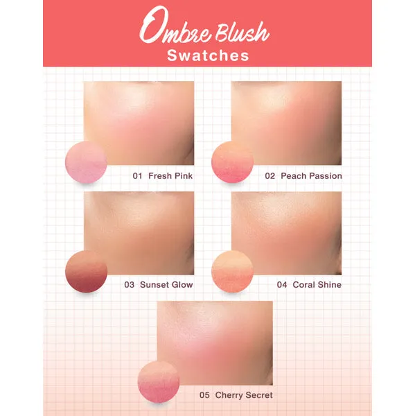 Cute Press Water Proof & Long Lasting Ombre Blush 5G 01 (Thai)