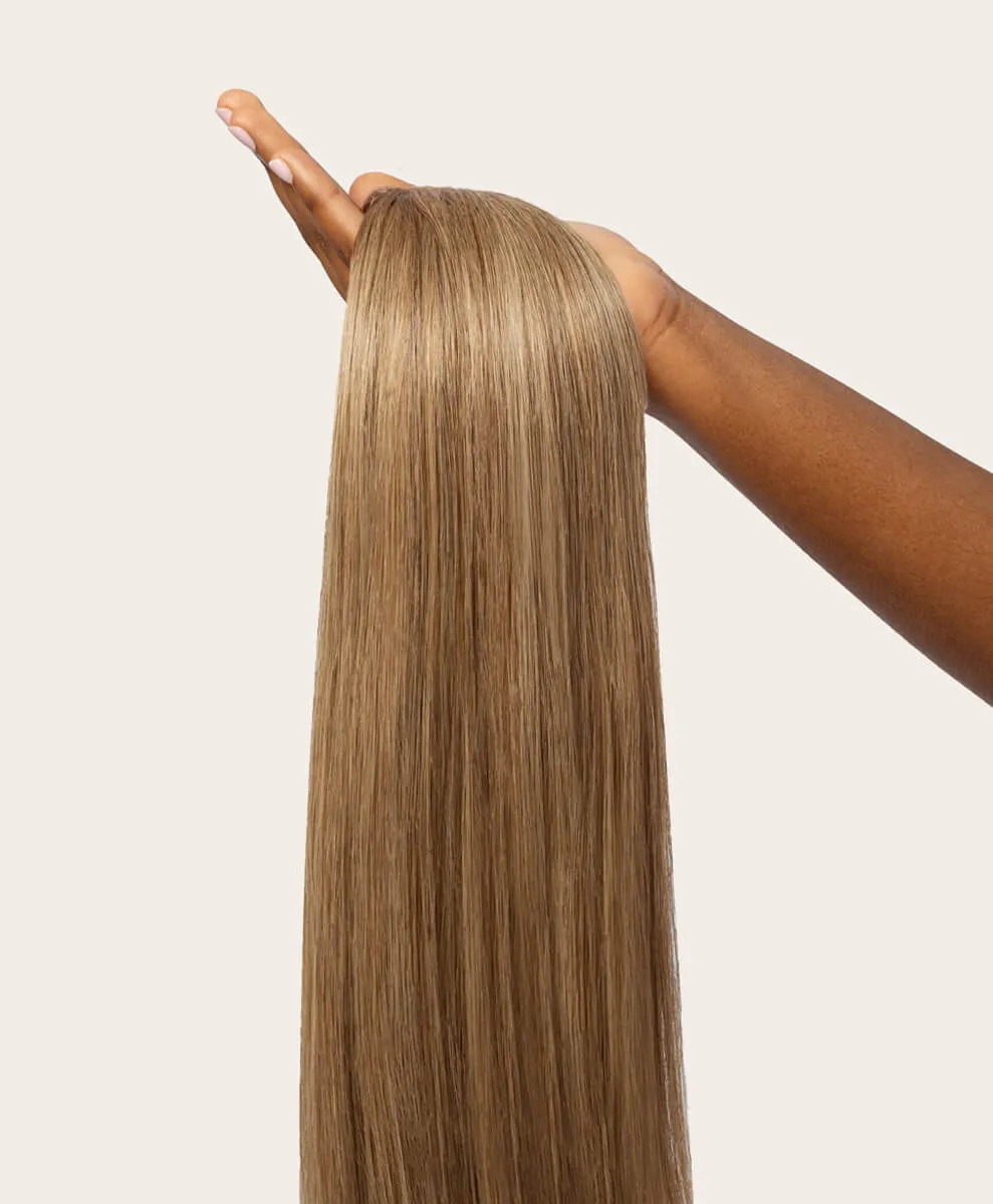 Dark Sandy Blonde, 20" Quad Clip-In Hair Extensions, #10 | 265g