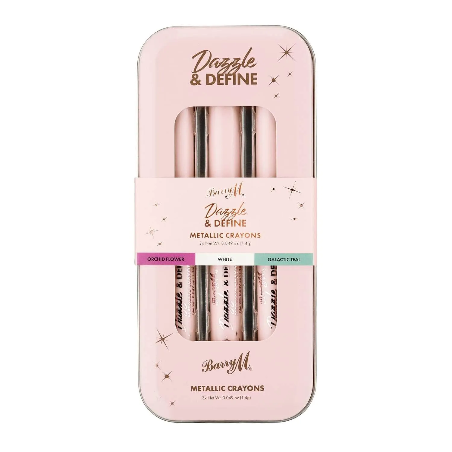 Dazzle & Define Metallic Crayons | Metallic Brights