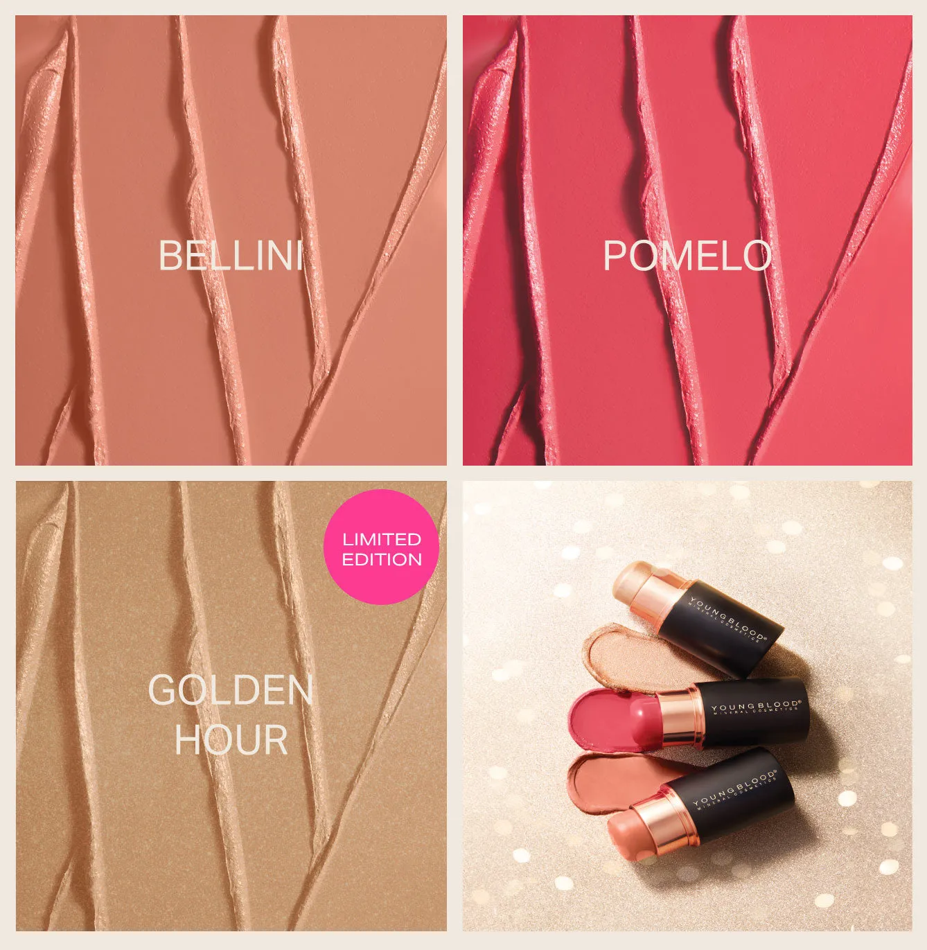 Decadent Trio In Peach