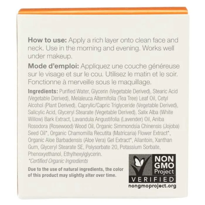 DERMA E - Very Clear® Moisturizing Cream, 2oz