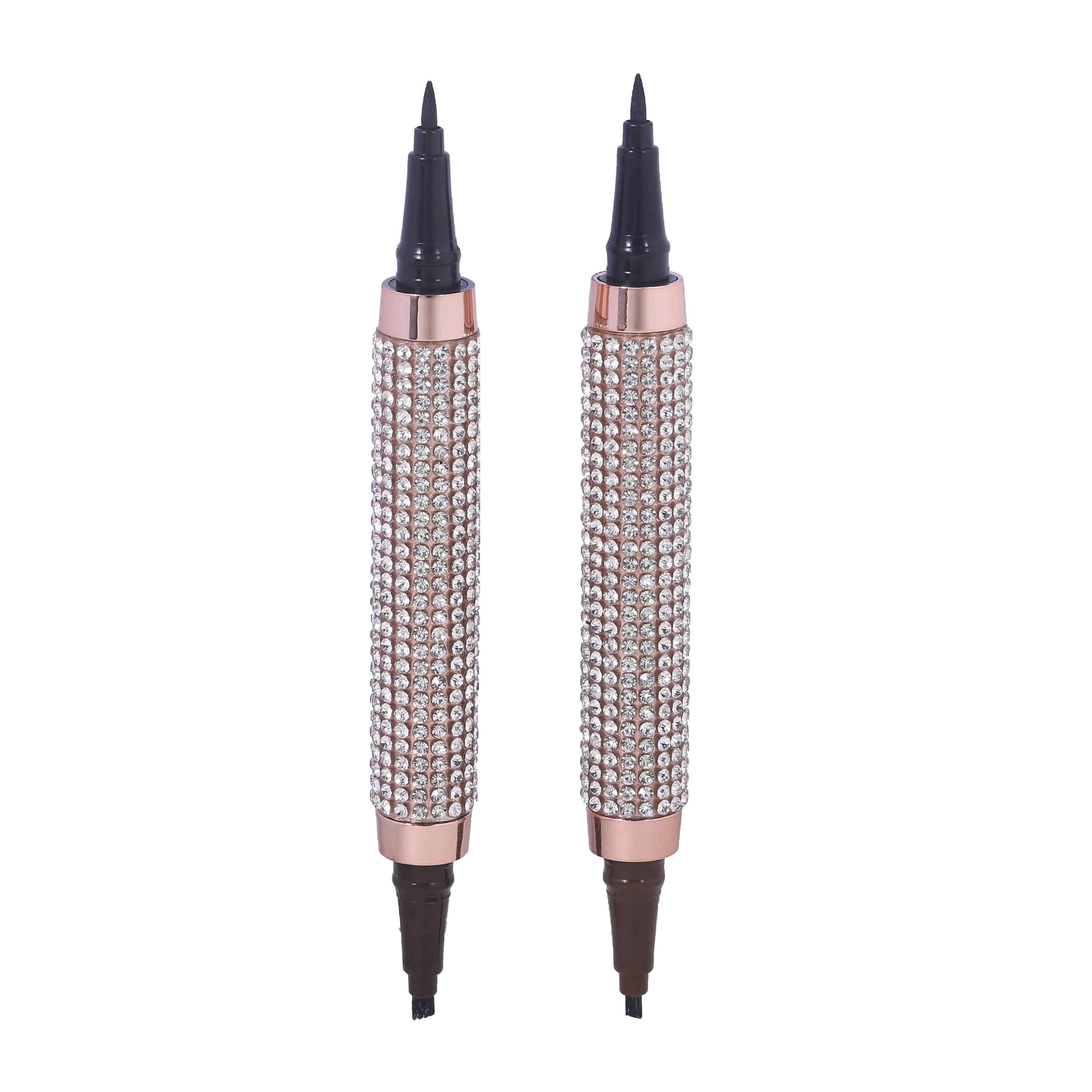 Diamond 2 in 1 Eyebrow Tattoo Pen and Black Liquid Eyeliner Pen