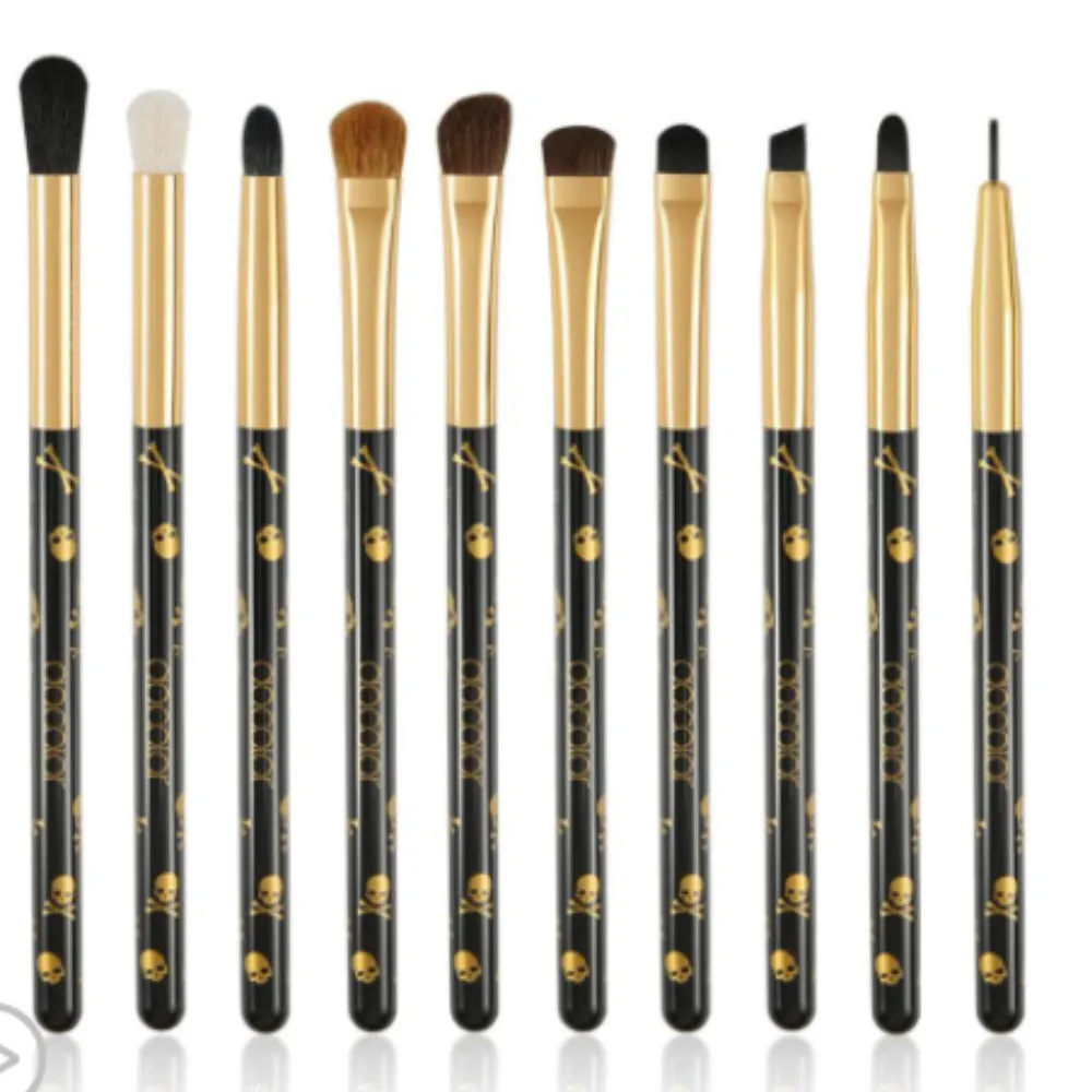 Docolor Goth - 10 Pieces Eye Makeup Brush Set