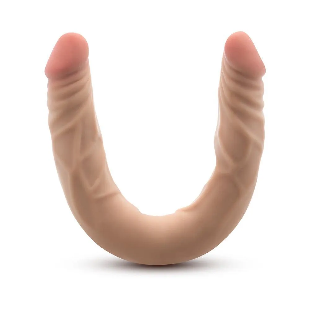 Dr. Skin Plus 14 Inch Posable Double Dildo - Vanilla