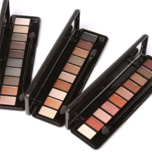 Earth color pearlescent matte waterproof 10 color eyeshadow