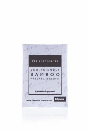 Eco friendly bamboo mascara wands