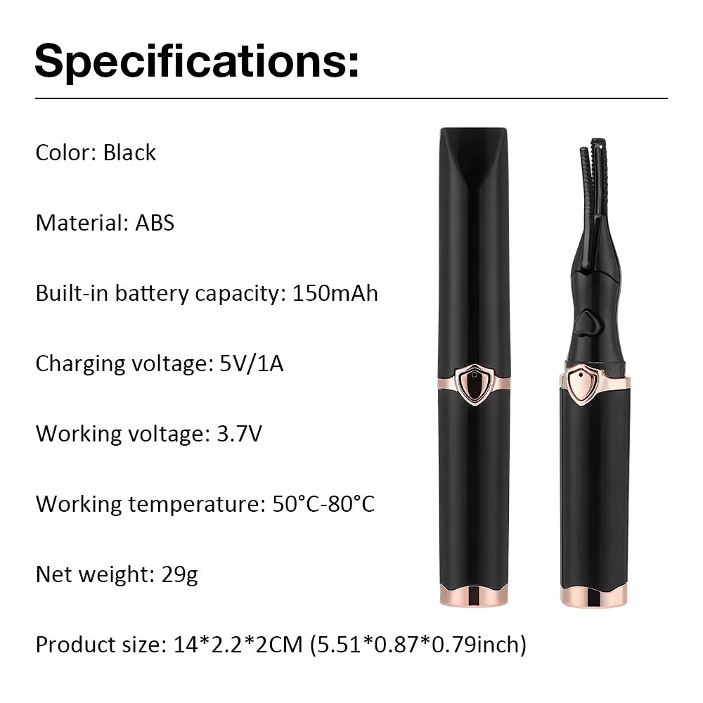 Electric Heated Eyelash Curler