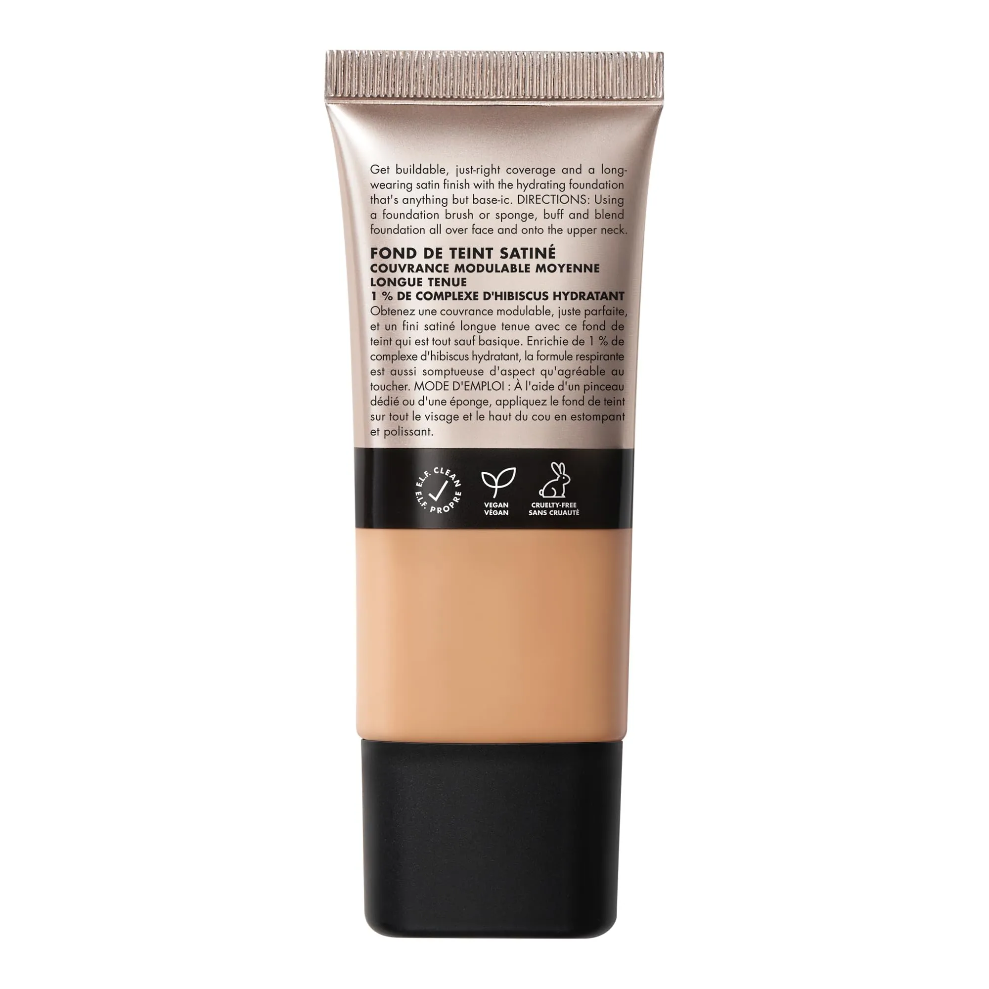 e.l.f. Soft Glam Foundation, Medium Coverage, Long-Lasting & Buildable Foundation For A Smooth, Satin Finish, Vegan & Cruelty-Free, 31 Medium Neutral