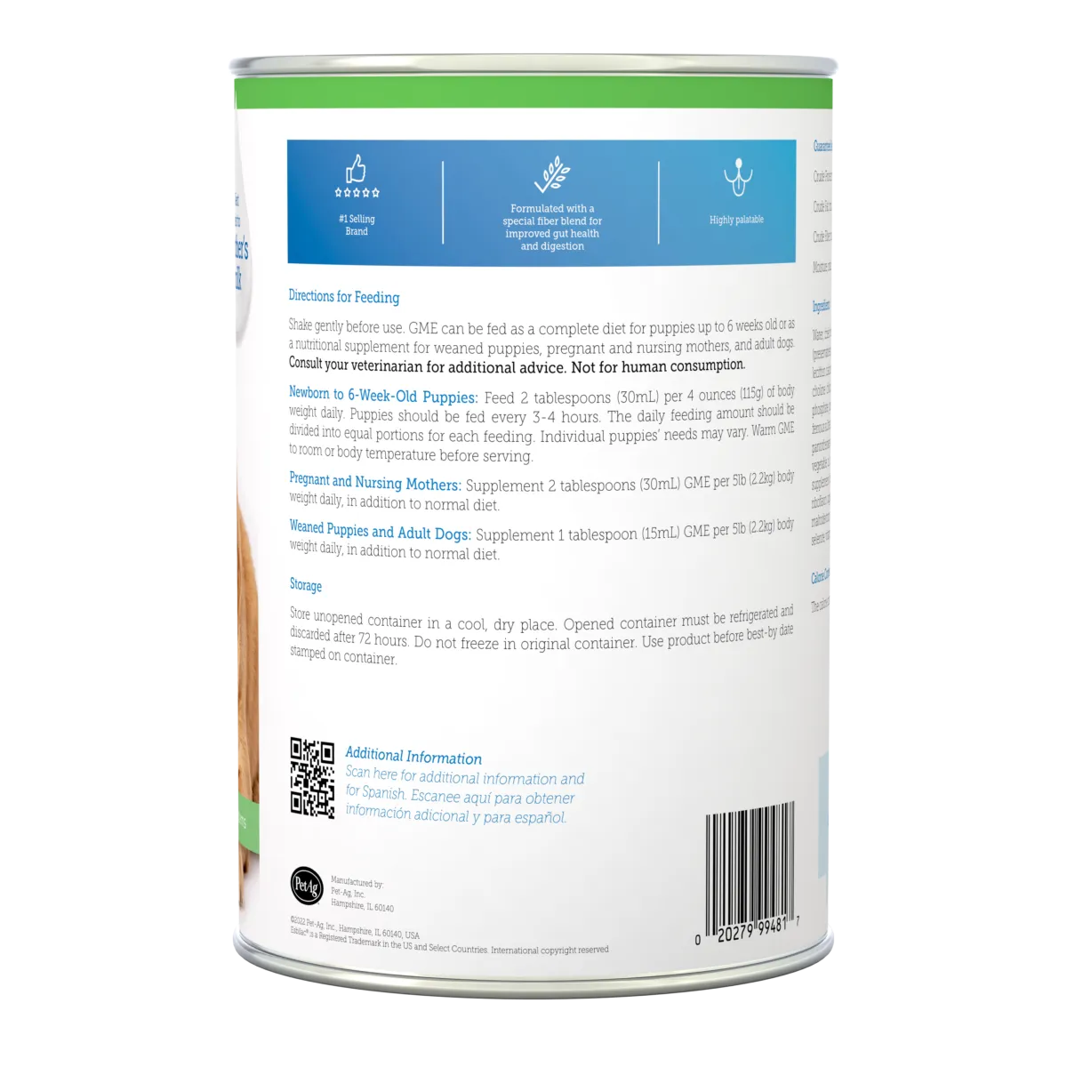 Esbilac Goat's Milk Puppy Milk Replacer Liquid (11 oz)
