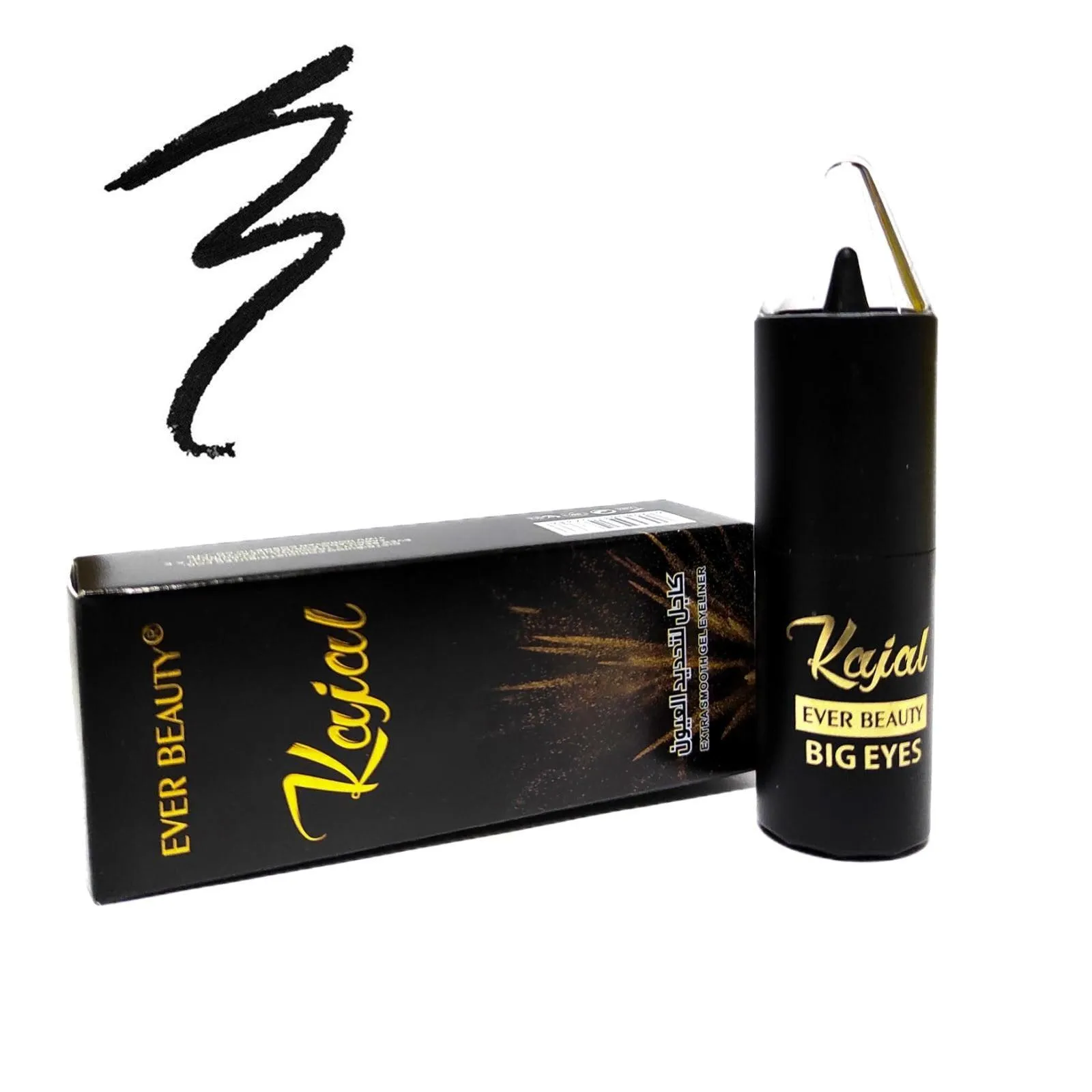 Ever Beauty Kajal Extra Smooth Gel Eyeliner Intense Black - 3.6g