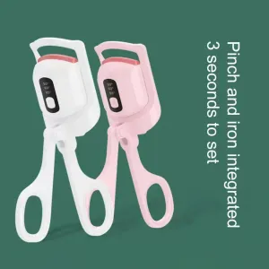 Eyelash Curler Display Temperature Curl Temperature-control Rechargeable Heated Electric Eyelash Lifter Makeup Tool