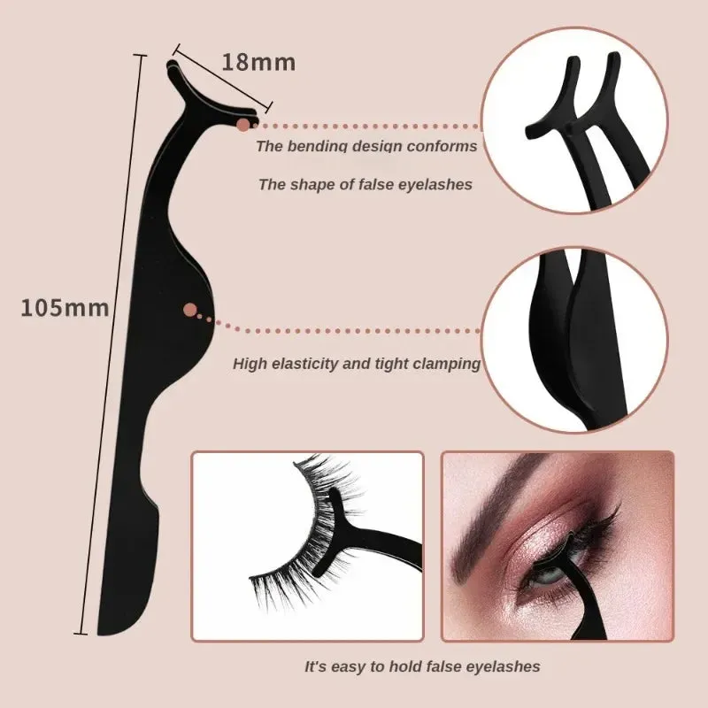 Eyelash Curler Tools Set Stainless Steel Cosmetic Makeup Curling Styling