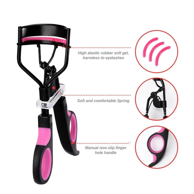 Eyelash Curler Tools Set Stainless Steel Cosmetic Makeup Curling Styling