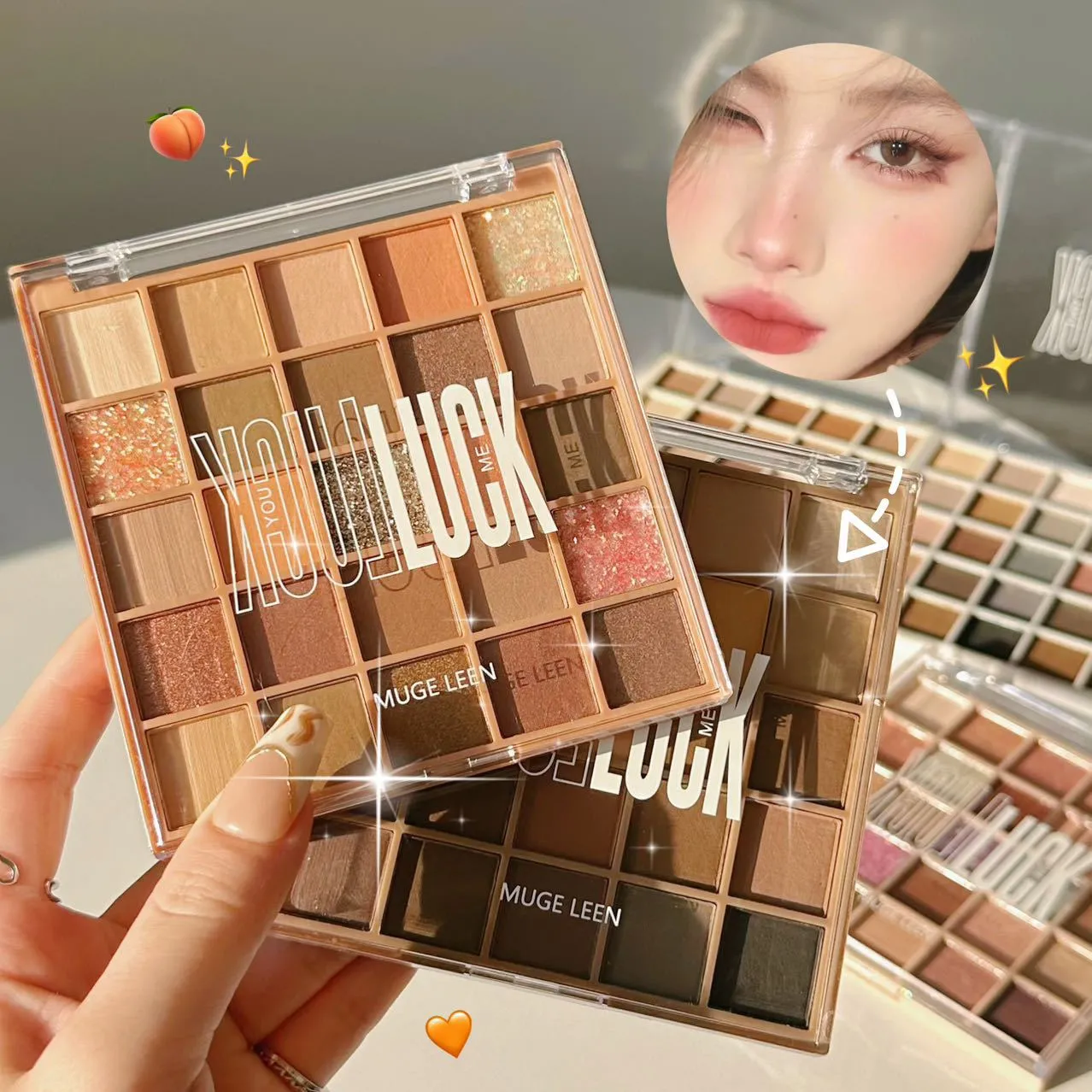 Eyeshadow Palette 25 Color Matte Glitter Long-lasting Waterproof Eye Makeup Palette Soft Makeup Sets Korean Makeup For Female