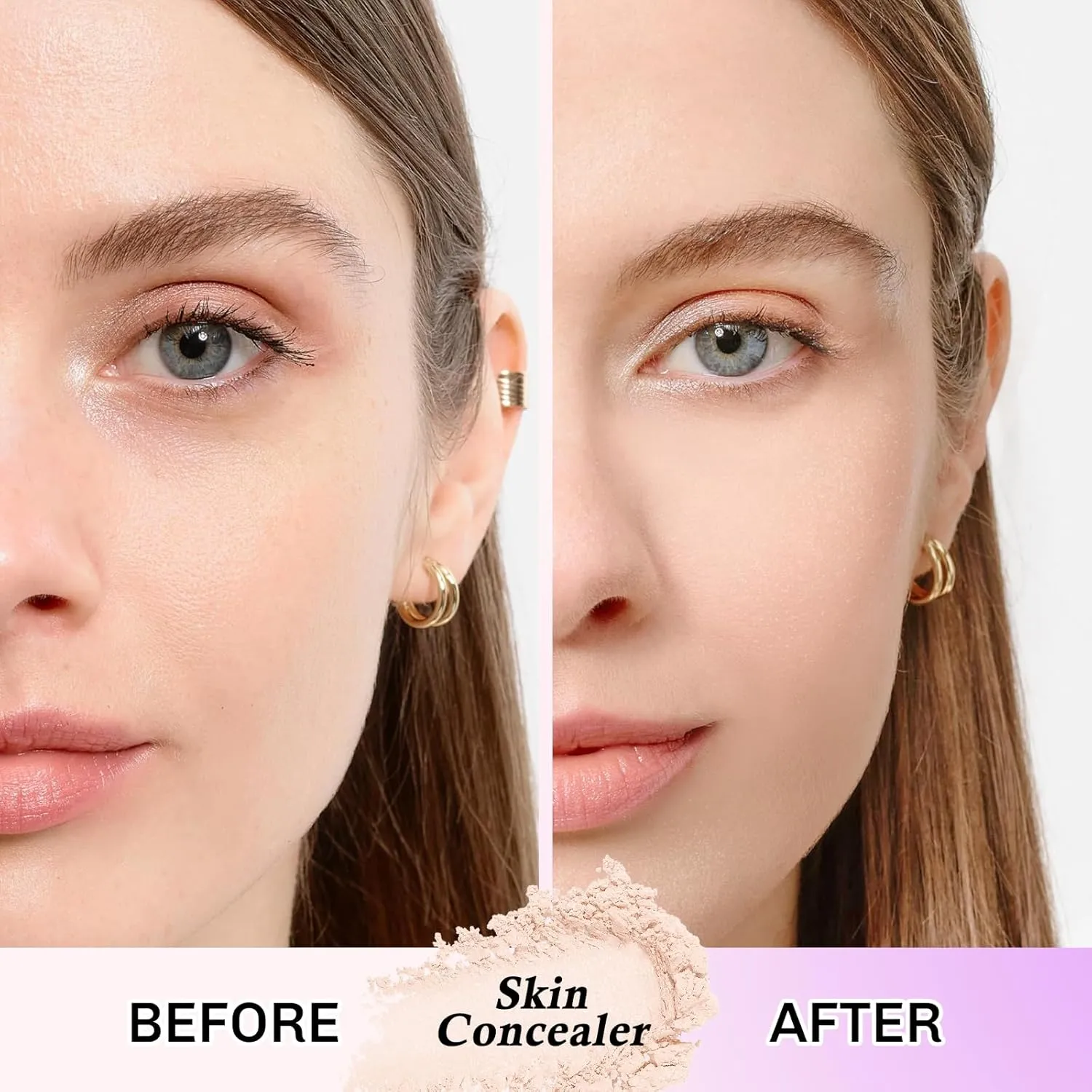 Face Powder Makeup, Shimmering Setting Powder, Oil Control Loose Powder, Matte Highlighter Makeup, Long Lasting Waterproof Concealer Setting Powder for All Skin Tones