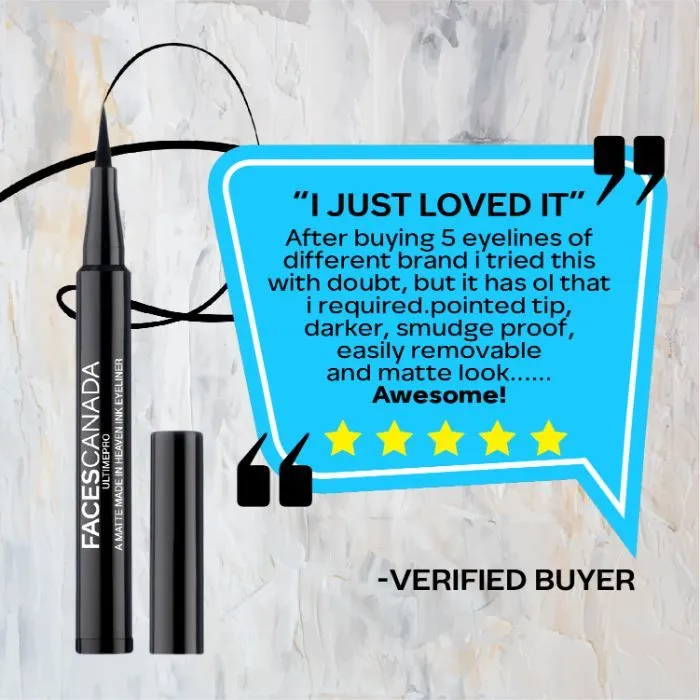 Faces Canada Ultime Pro A Matte Made In Heaven Ink Eye Liner Mini (0.6 ml)