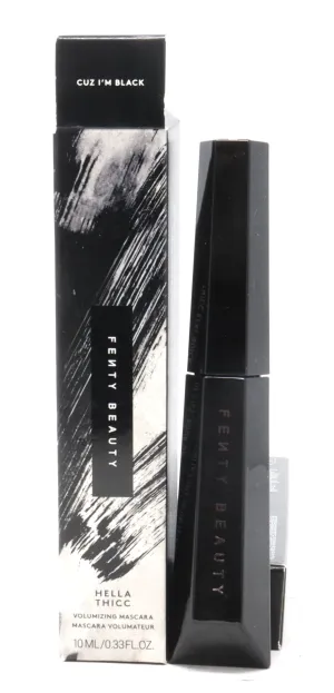 Fenty Beauty Hella Thicc Volumizing Mascara 0.33oz Cuz I'm Black New With Box