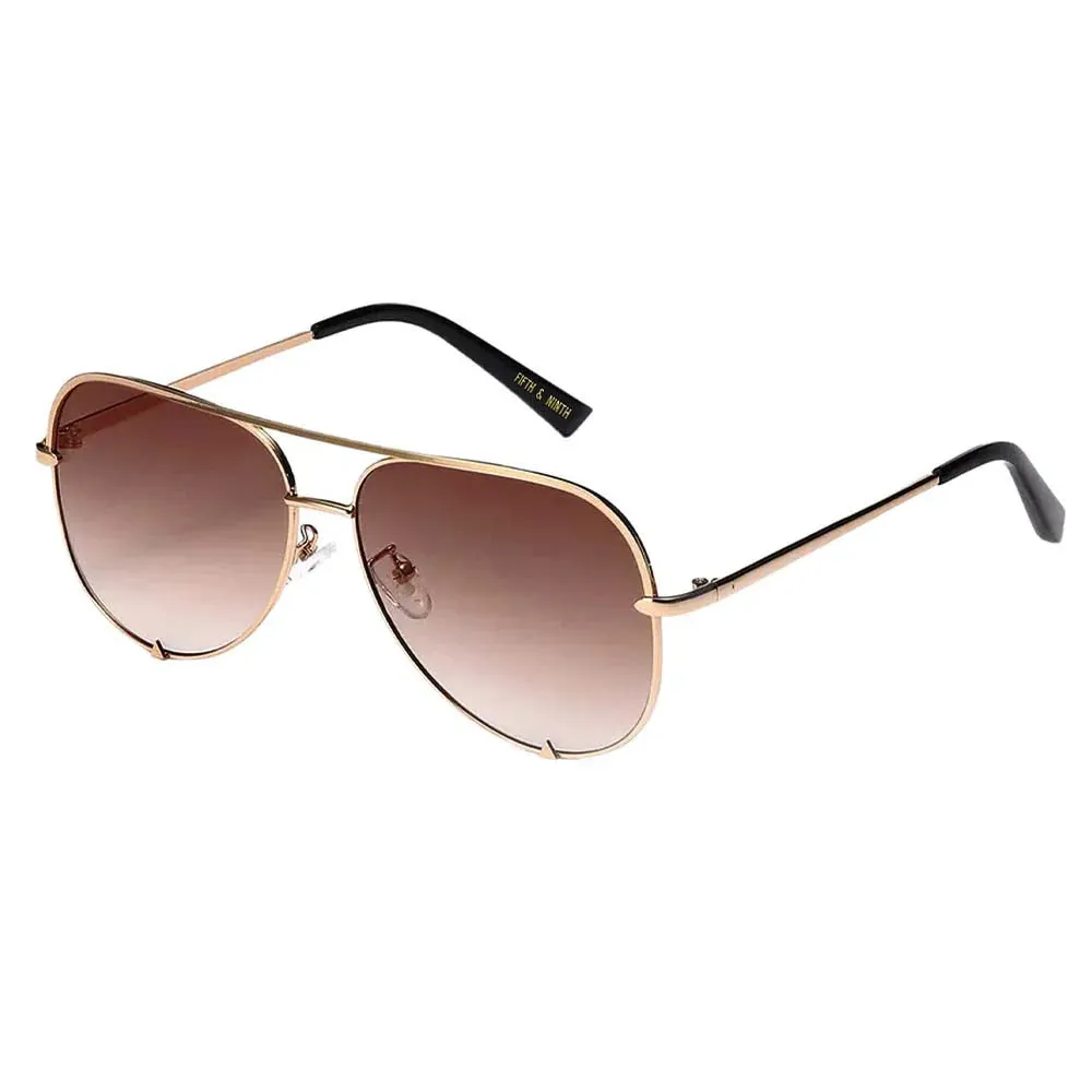 Fifth & Ninth - Walker Polarized Sunglasses - Blush/Gold