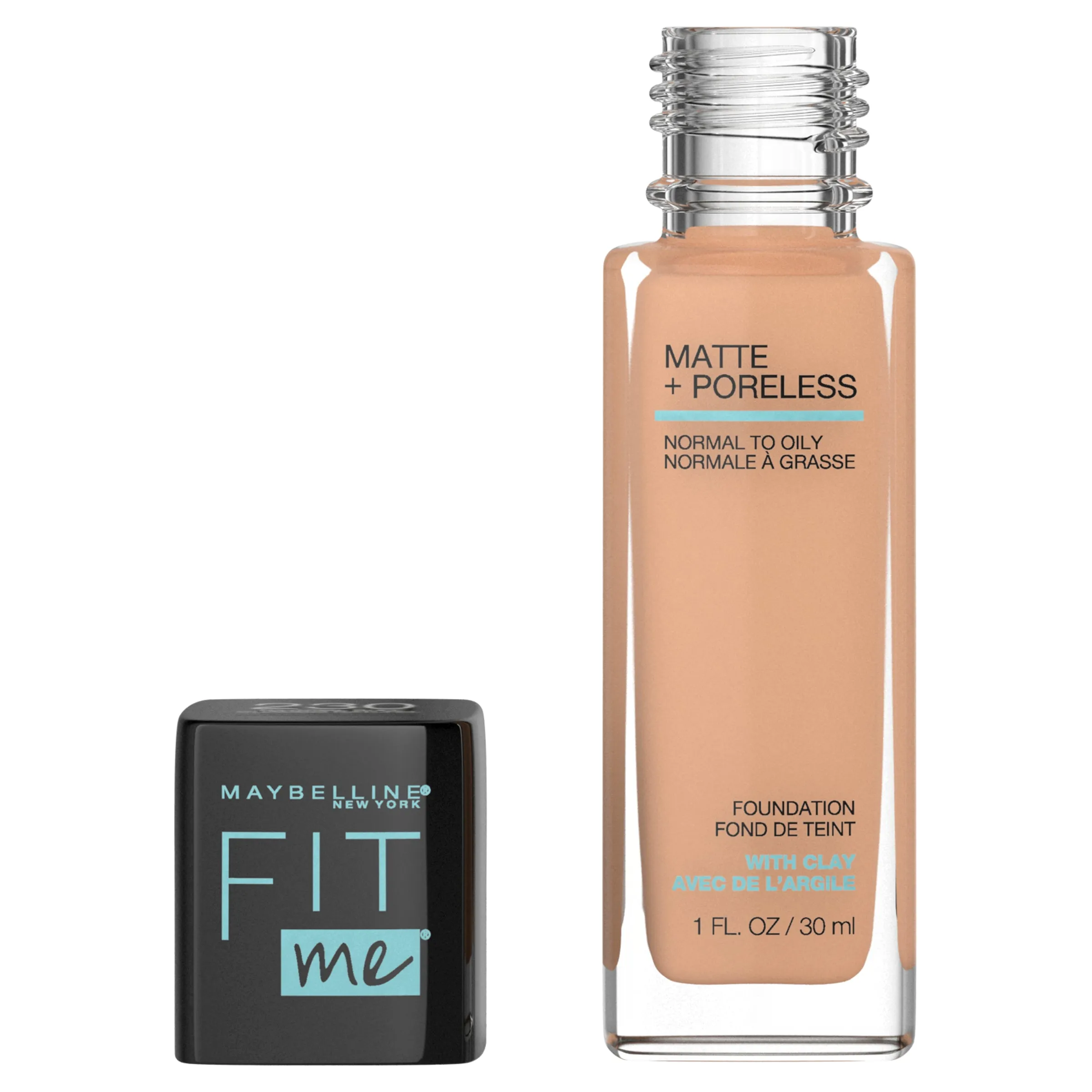 FIT ME MATTE & PORELESS MATTIFYING LIQUID FOUNDATION 230 NATURAL BUFF 30ML