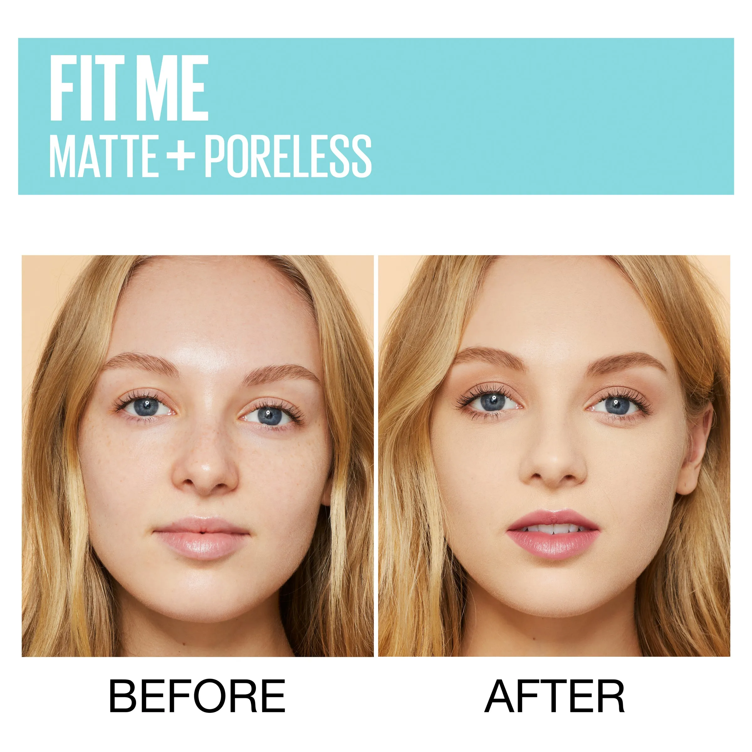 FIT ME MATTE & PORELESS MATTIFYING LIQUID FOUNDATION 230 NATURAL BUFF 30ML
