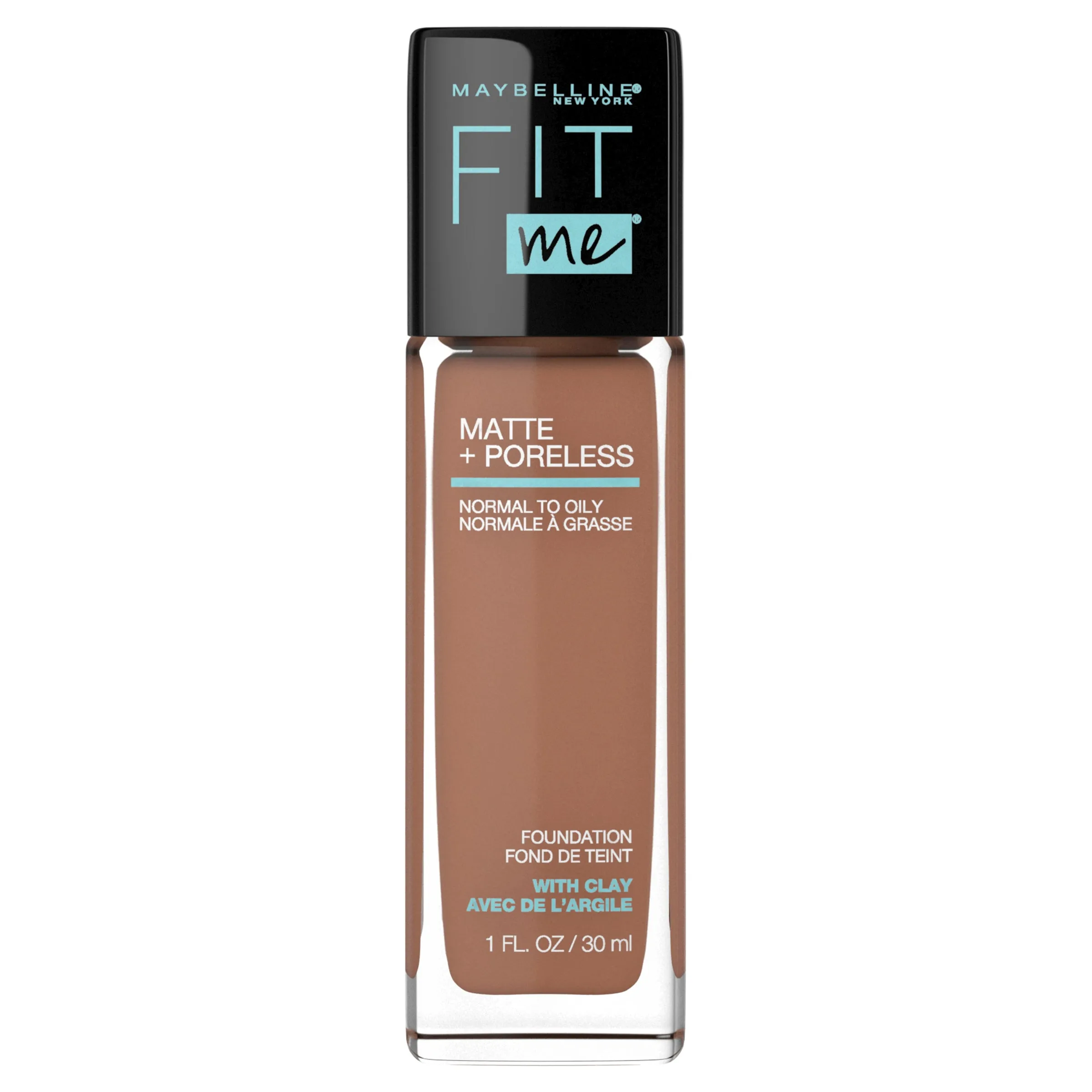 FIT ME MATTE & PORELESS MATTIFYING LIQUID FOUNDATION 358 LATTE 30ML