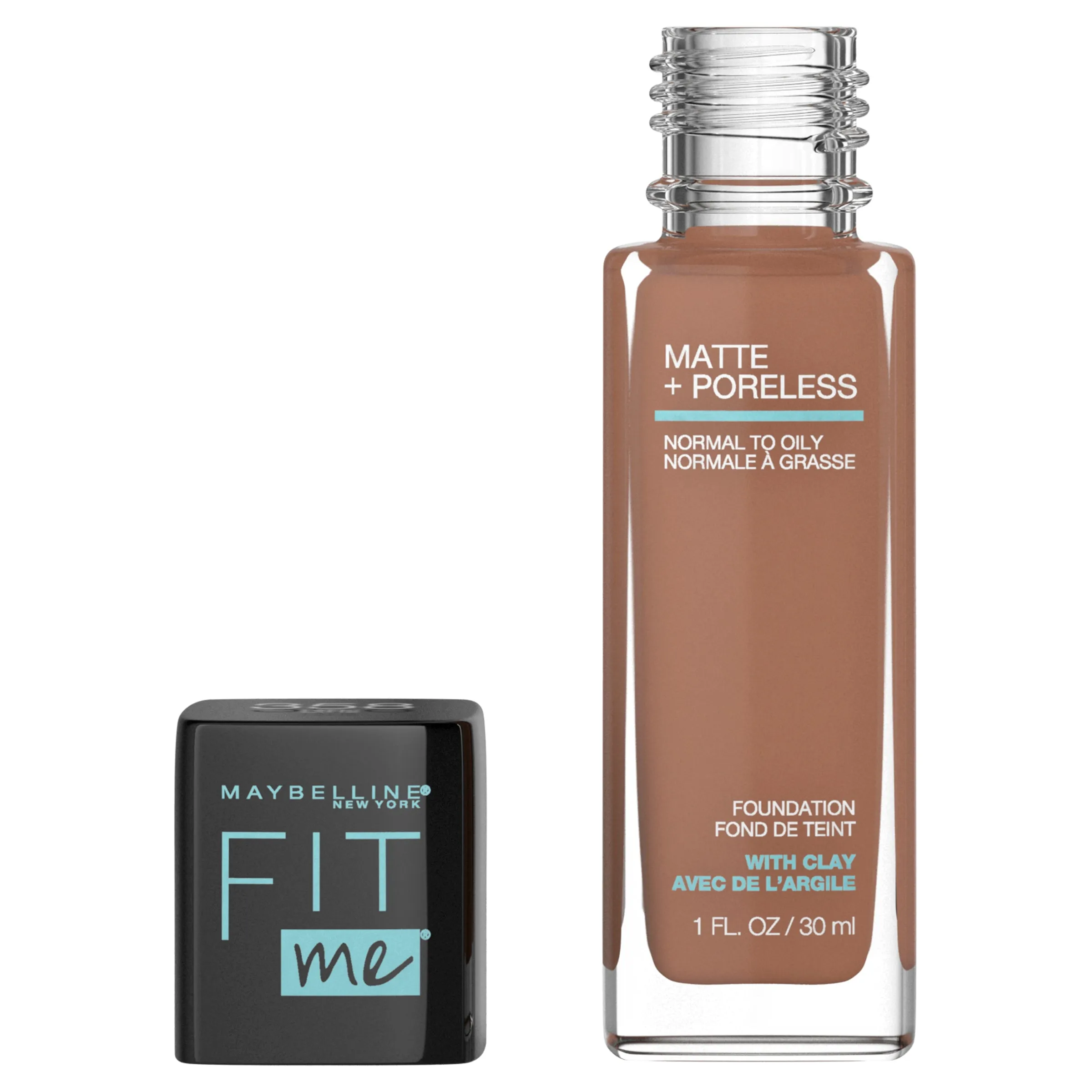 FIT ME MATTE & PORELESS MATTIFYING LIQUID FOUNDATION 358 LATTE 30ML