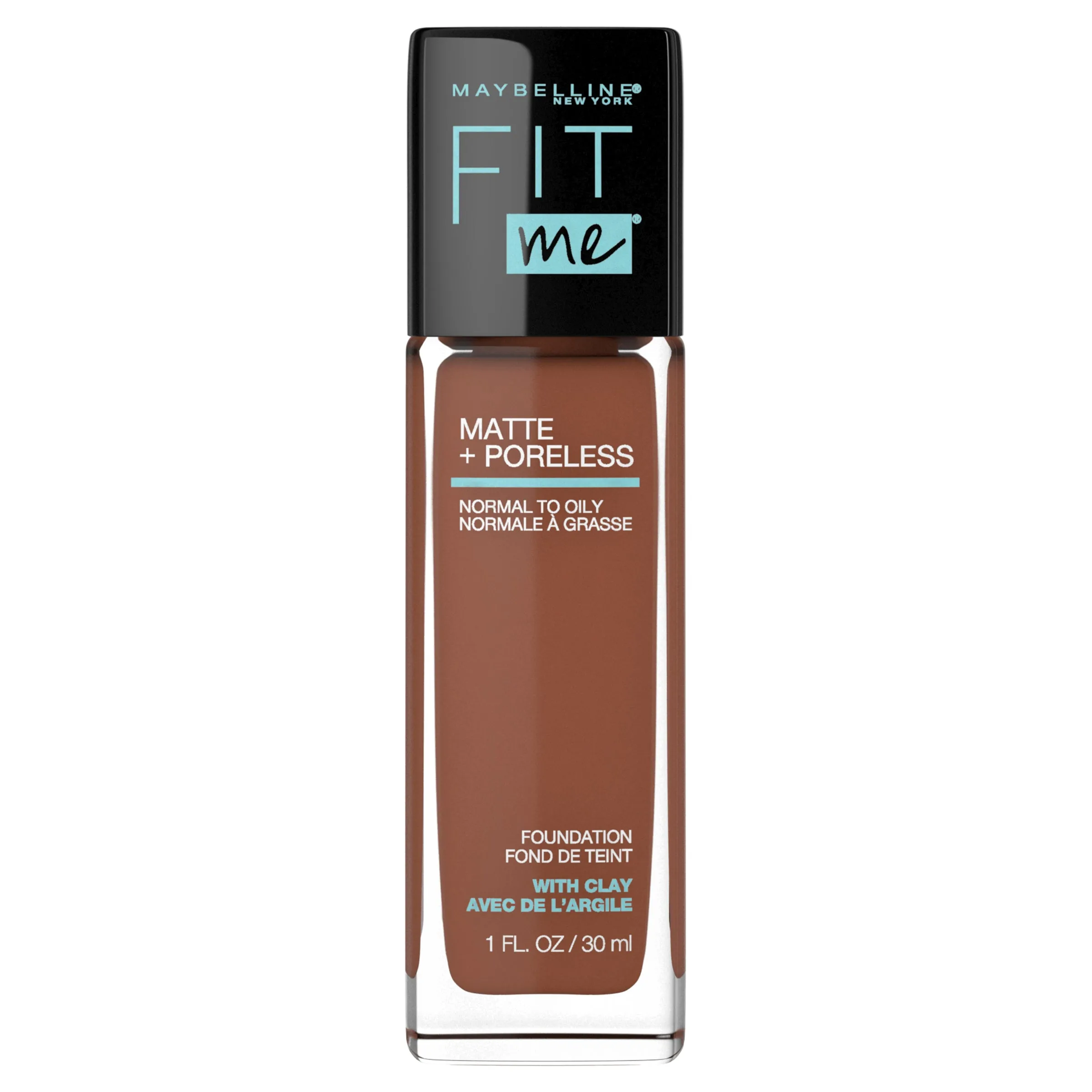 FIT ME MATTE & PORELESS MATTIFYING LIQUID FOUNDATION 365 NUTMEG 30ML