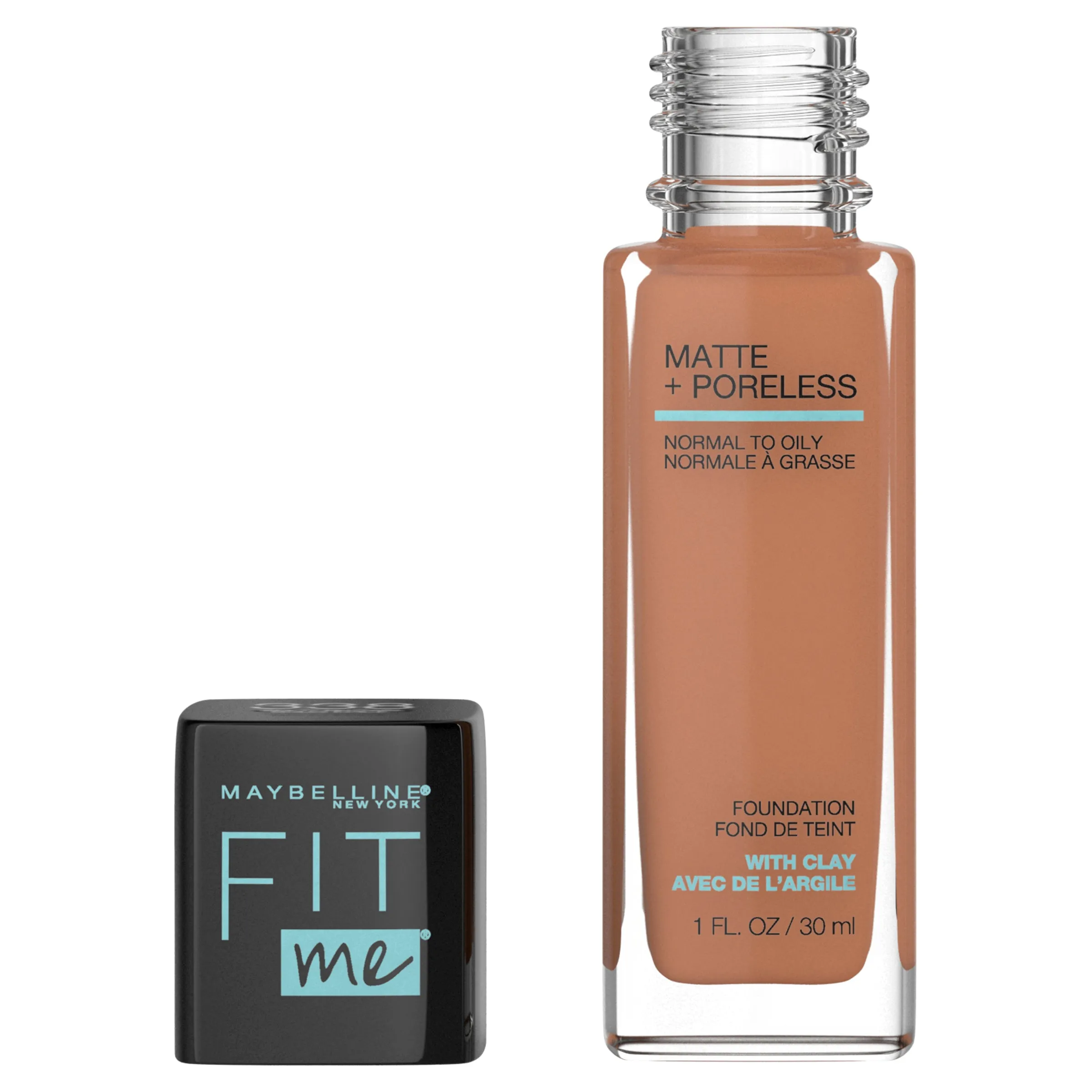 FIT ME MATTE & PORELESS MATTIFYING LIQUID FOUNDATION 388 SPICY BROWN 30ML