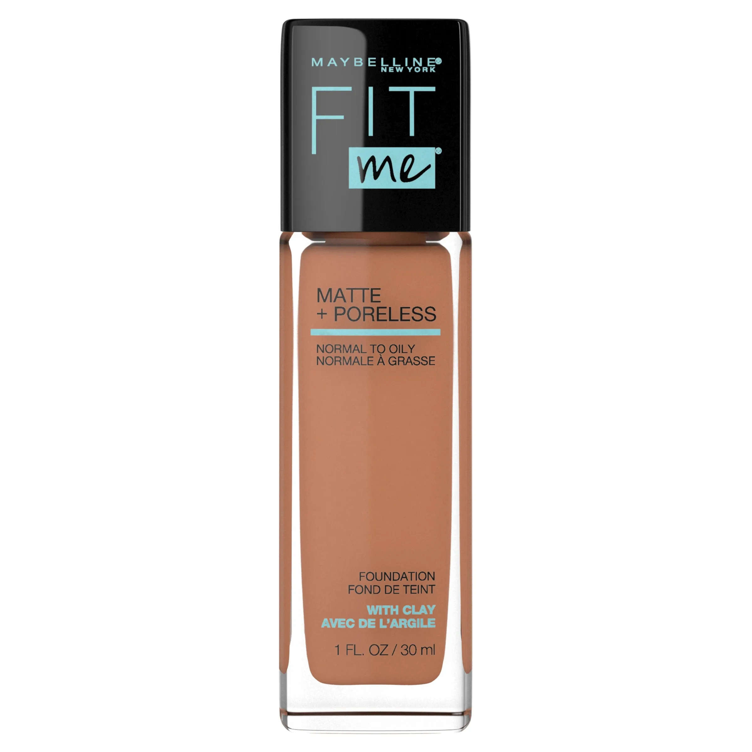 FIT ME MATTE & PORELESS MATTIFYING LIQUID FOUNDATION 388 SPICY BROWN 30ML