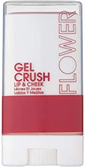 Flower Beauty Lip & Cheek Gel Crush | Cream Blush and Lips Tint in One Portable Multistick | Hydrating Burst of Color | (Blackberry)