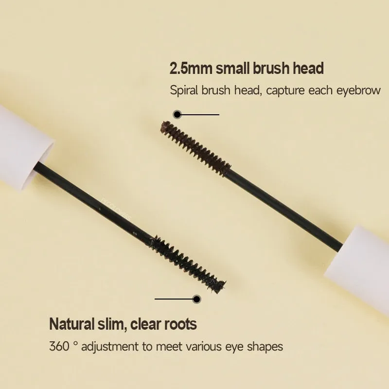 Flytonn 1 Pcs Curling Mascara Ultra-fine Small Brush Head Mascara Slim and Thick Curling Anti-sweat Non-smudge Curling Mascara Comestics