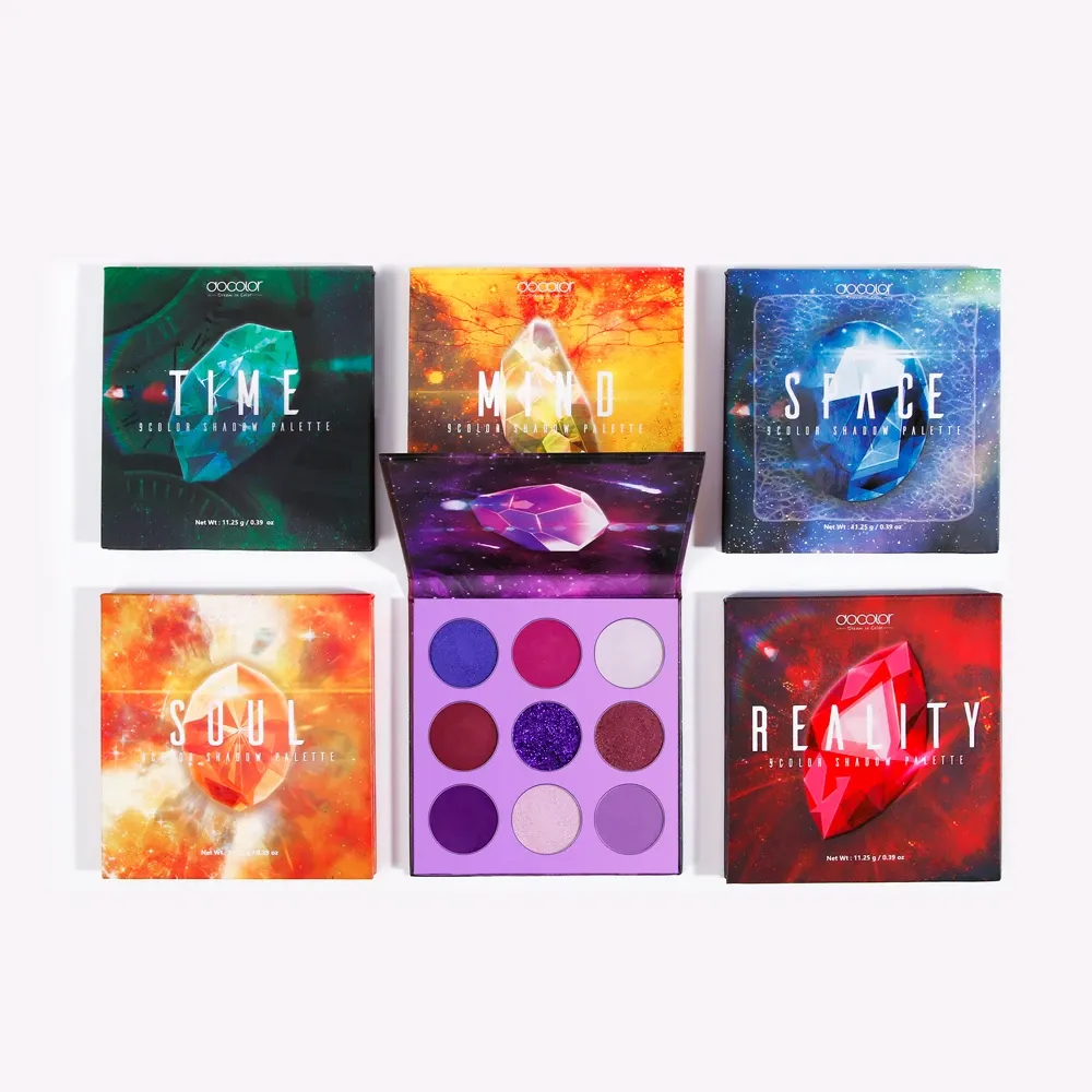 Gemstone Collection Infinity Eyeshadow Palettes plus Blending brush set