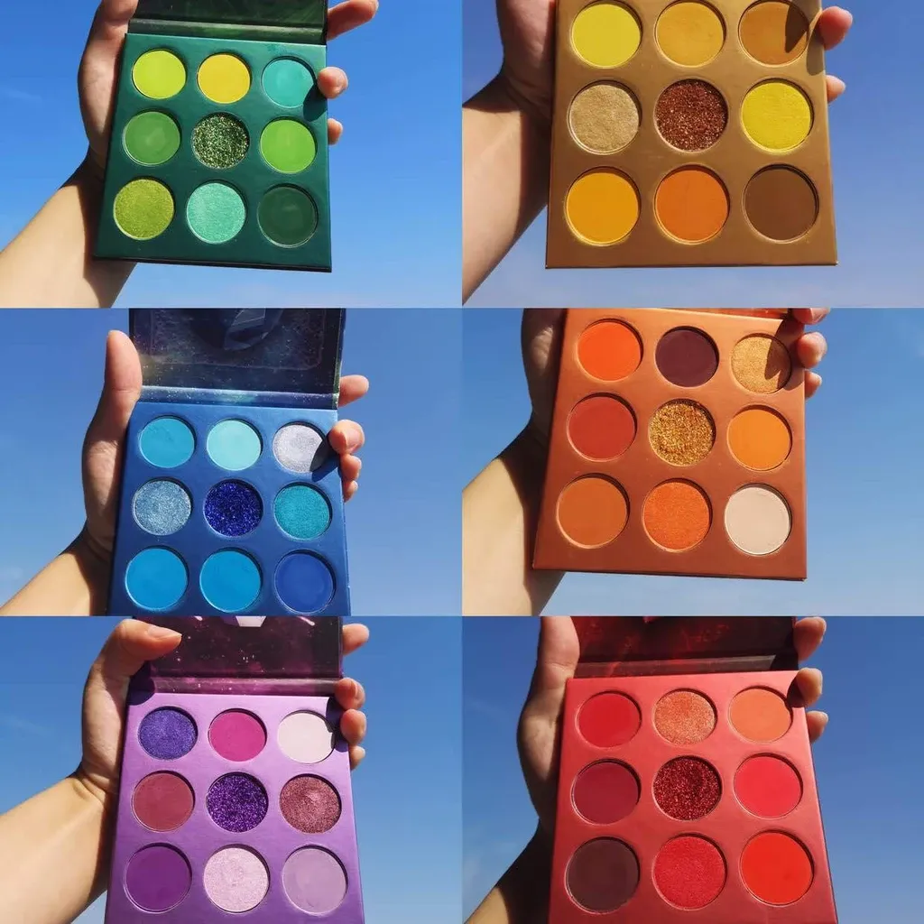 Gemstone Collection Infinity Eyeshadow Palettes plus Blending brush set
