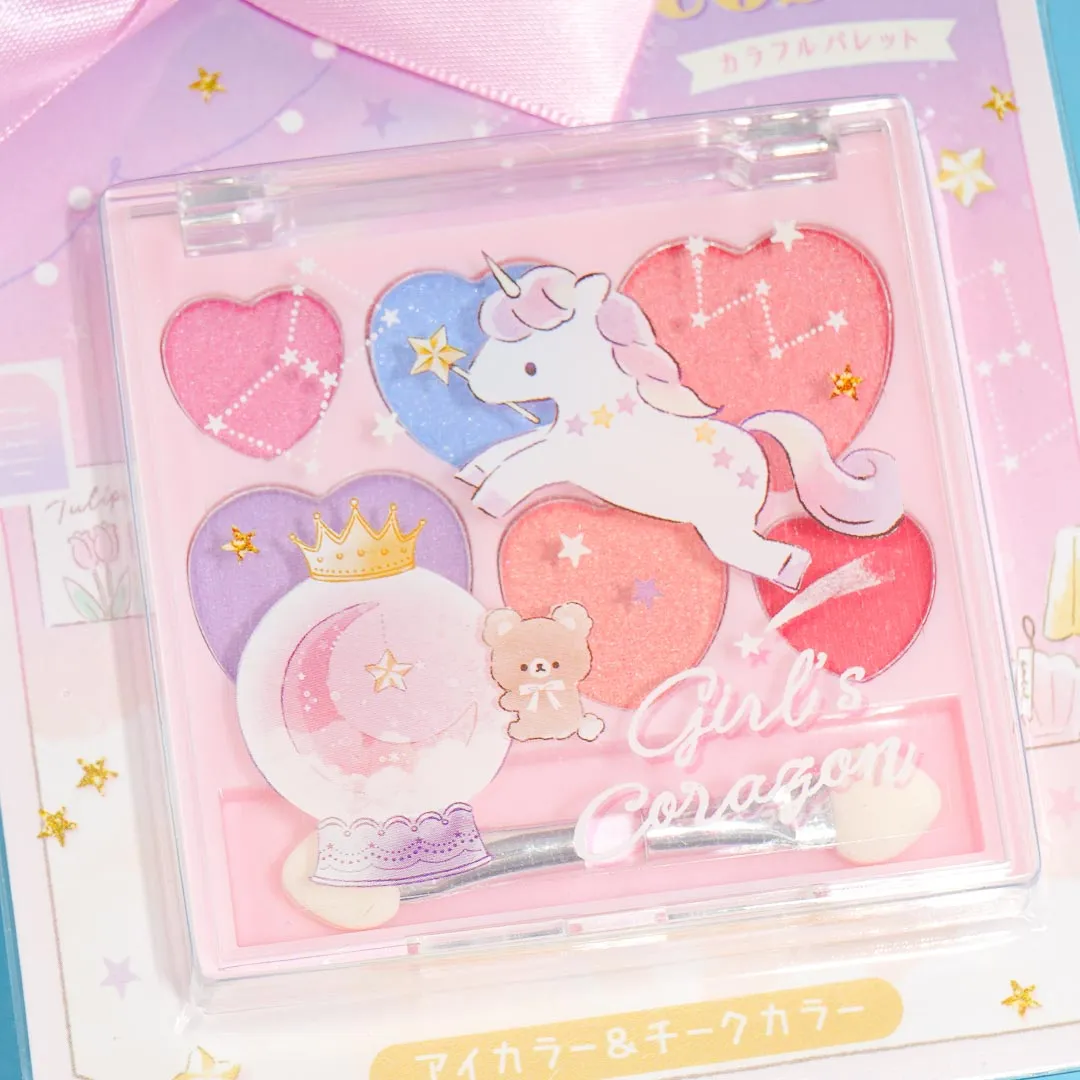 Girl’s Corazon Heart Eyeshadow Palette Set