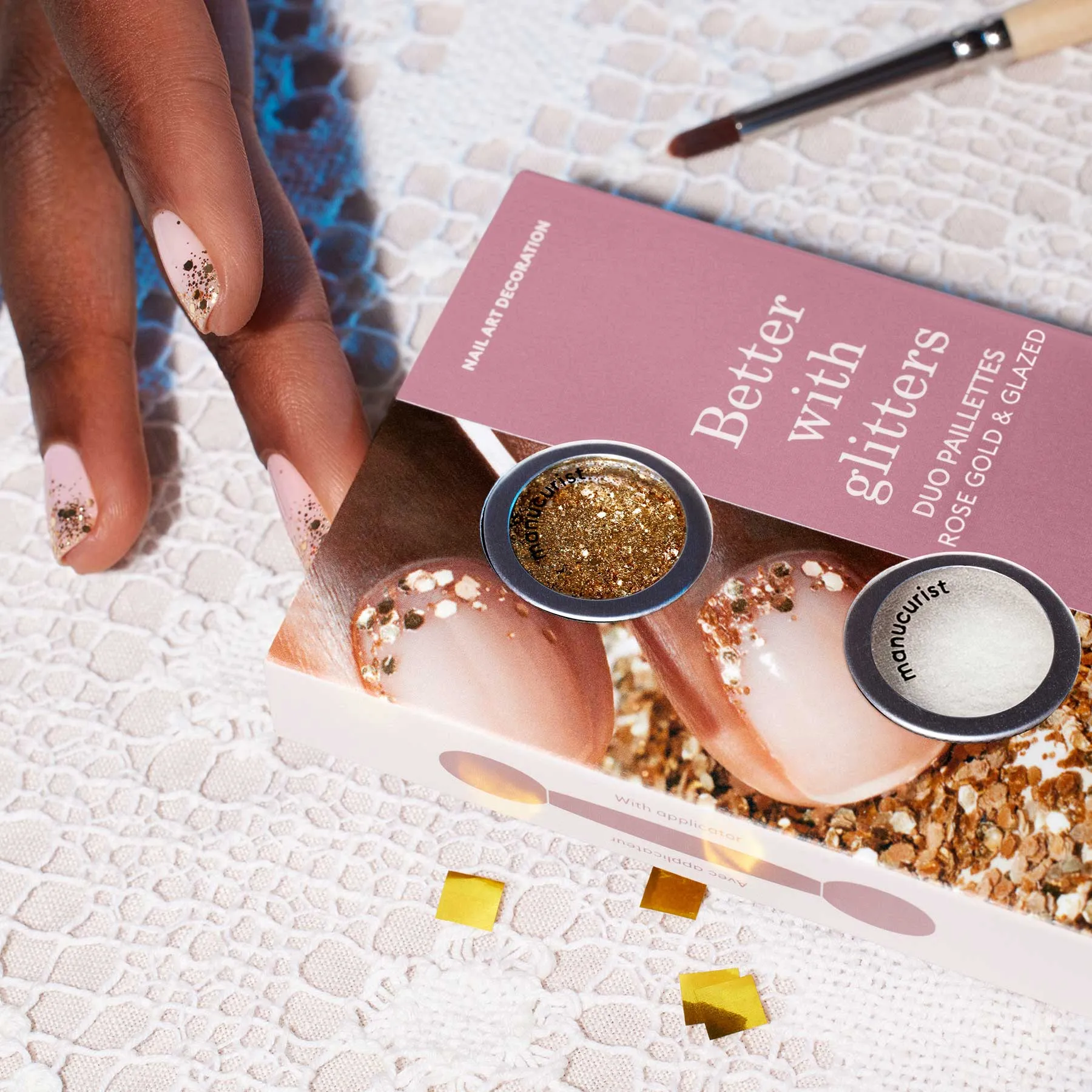 Glitters Duo Rose Gold & Glazed